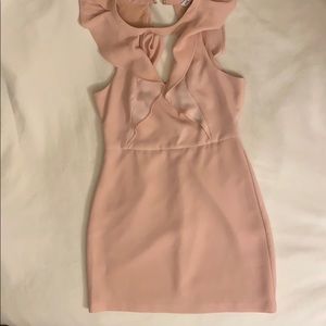 Rose colored dress